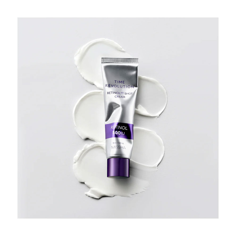 MISSHA Time Revolution Retinol 500 Shot Cream - Peaches&Creme Shop Korean Skincare Malta