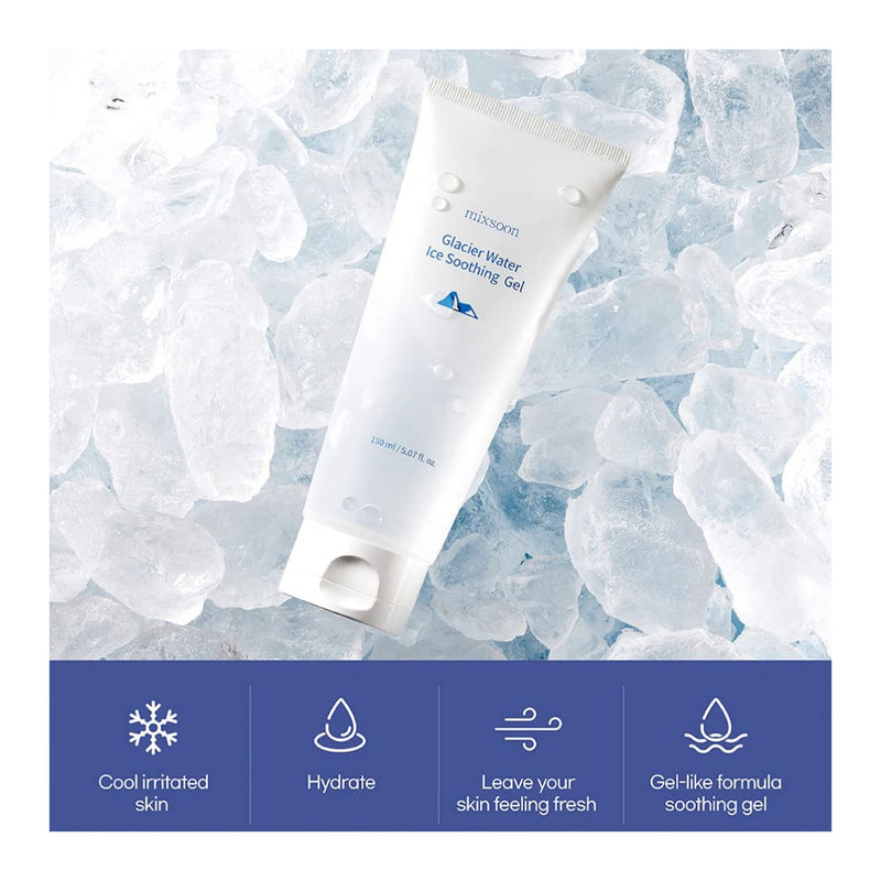 MIXSOON Glacier Water Ice Soothing Gel - Peaches&Creme Shop Korean Skincare