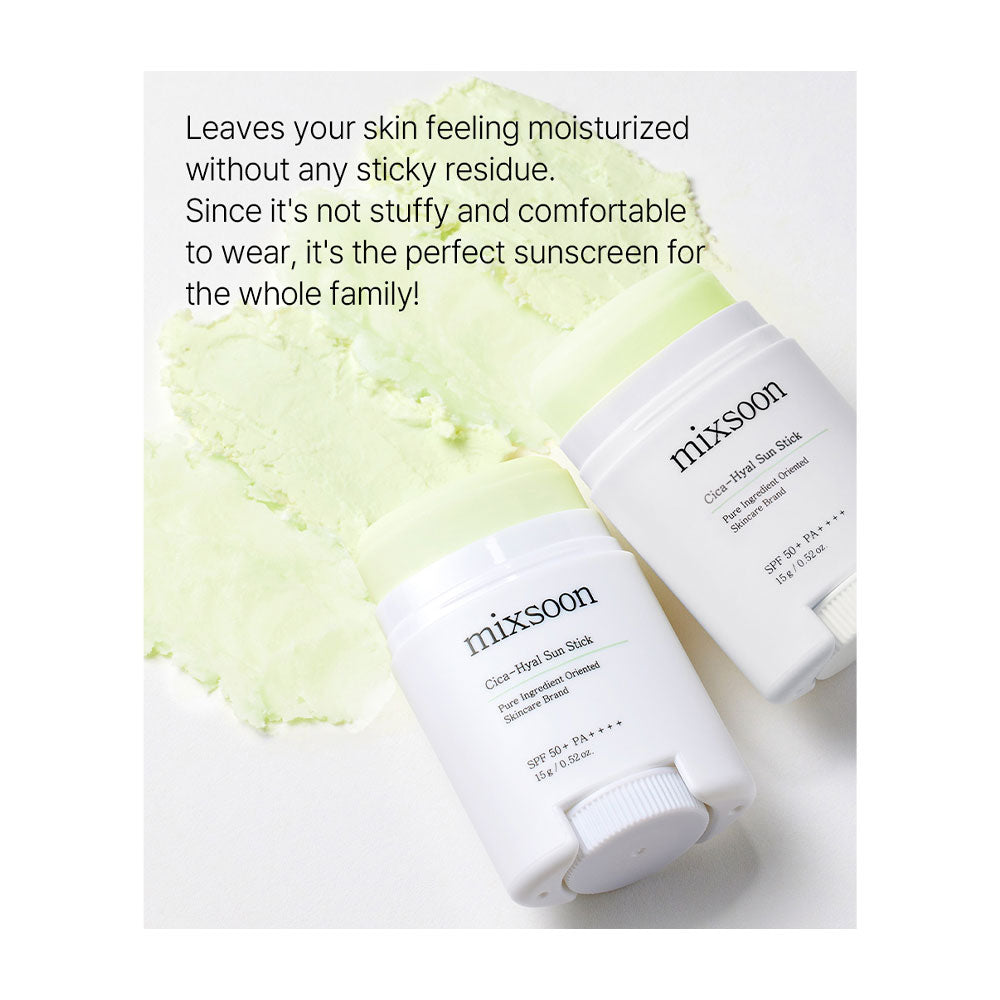 MIXSOON Cica-Hyal Sun Stick - Peaches&Creme Shop Korean Skincare Malta