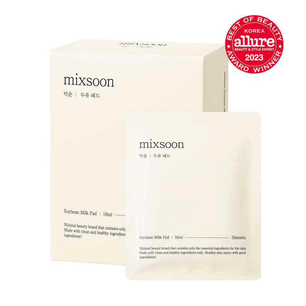 MIXSOON Soybean Milk Pad - Peaches&Creme Korean Skincare Shop Malta