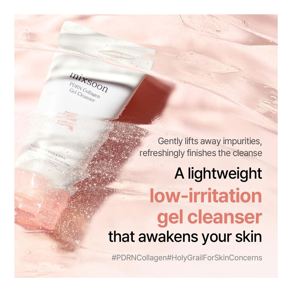 MIXSOON PDRN Collagen Gel Cleanser - Peaches&Creme Shop Korean Skincare Malta