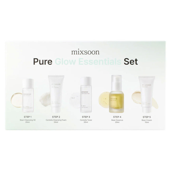MIXSOON Pure Glow Essentials Set - Peaches&Creme Korean Skincare Shop Malta