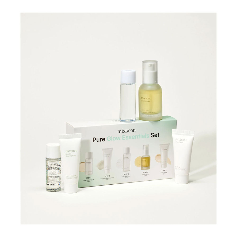 MIXSOON Pure Glow Essentials Set - Peaches&Creme Korean Skincare Shop Malta