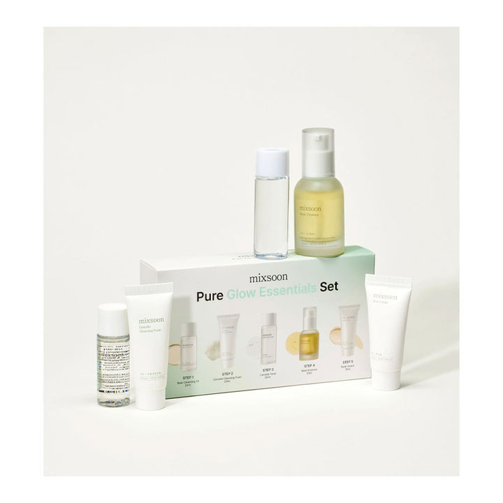 MIXSOON Pure Glow Essentials Set - Peaches&Creme Korean Skincare Shop Malta