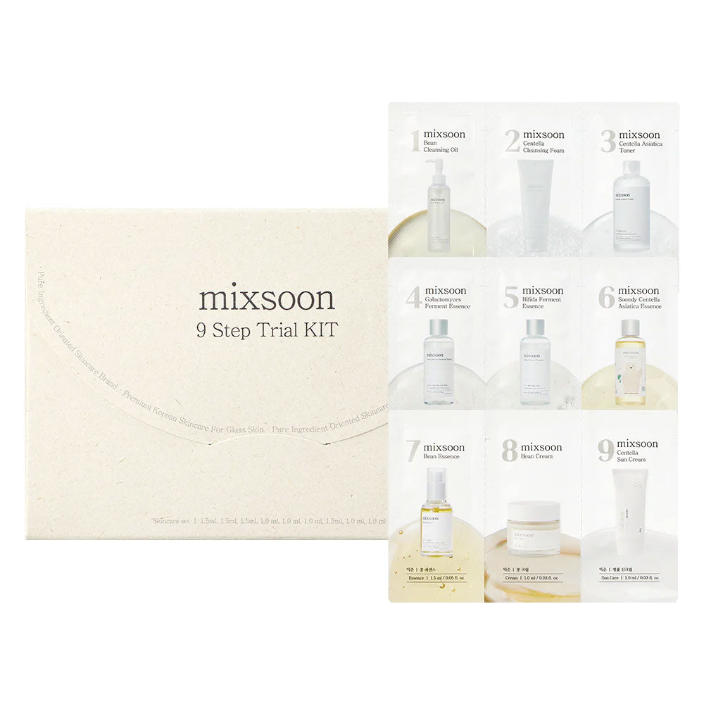MIXSOON 9-Step Trial Kit - Peaches&Creme Shop Korean Skincare Malta