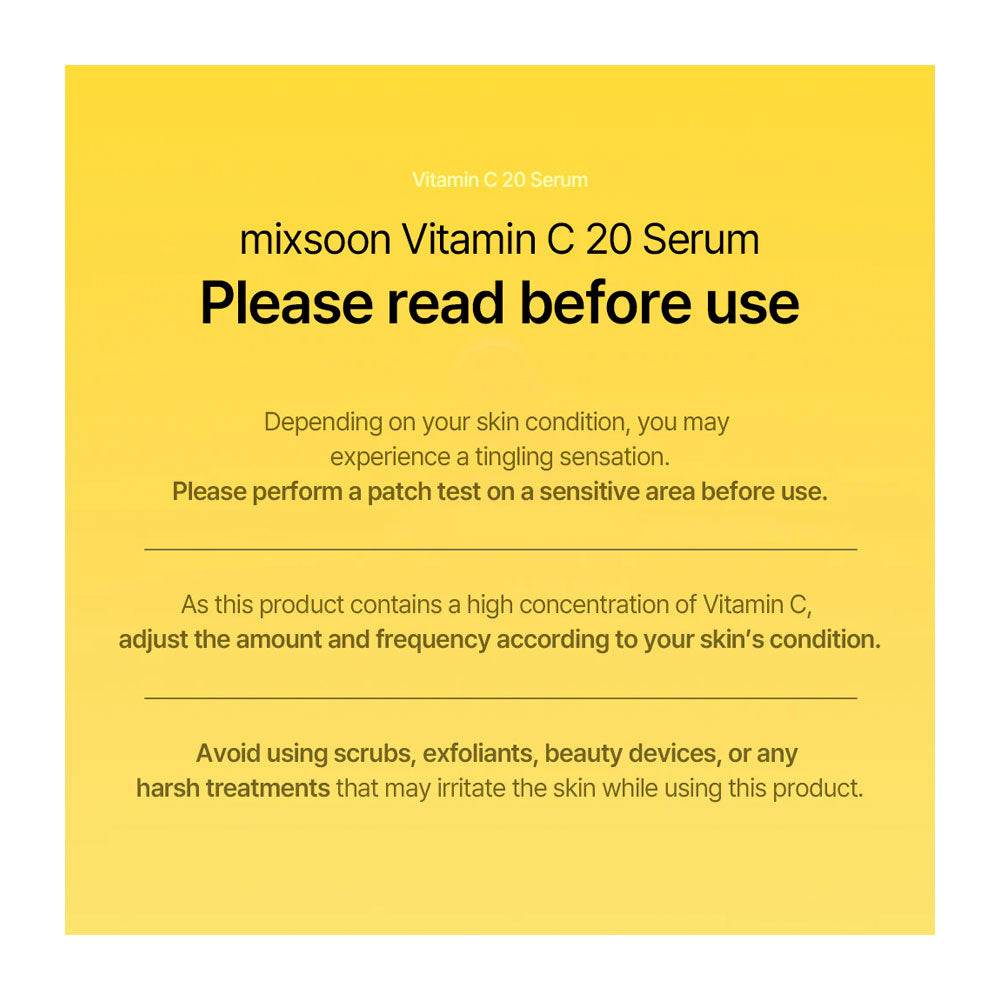 MIXSOON Vitamin C 20 Serum - Peaches&Creme Shop Korean Skincare Malta