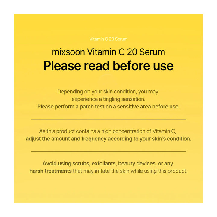 MIXSOON Vitamin C 20 Serum - Peaches&Creme Shop Korean Skincare Malta