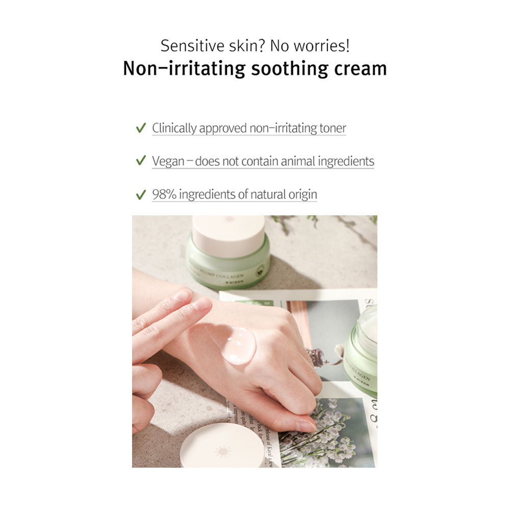 MIZON Phyto Plump Collagen Day Cream - Peaches&Creme Shop Korean Skincare Malta