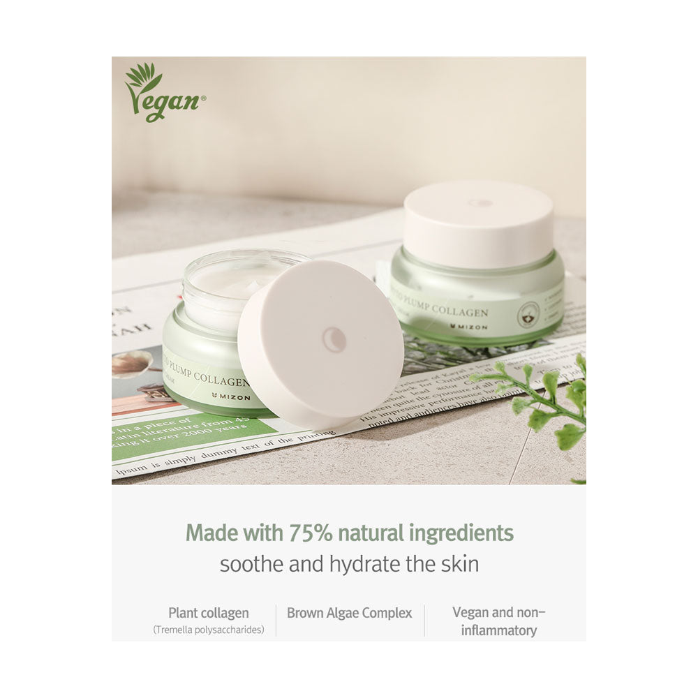 MIZON Phyto Plump Collagen Night Cream - Peaches&Creme Shop Korean Skincare