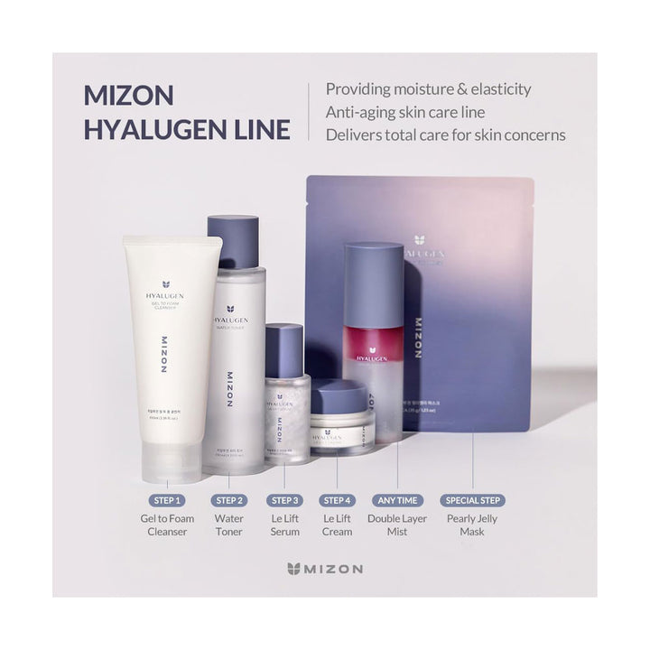 MIZON Hyalugen Water Toner - Peaches&Creme Shop Korean Skincare Malta