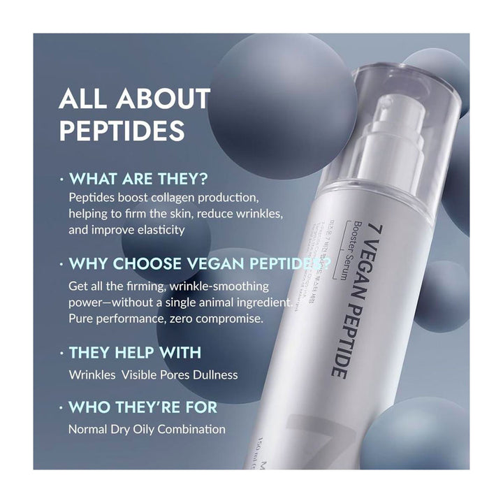 A skincare pump bottle labeled &