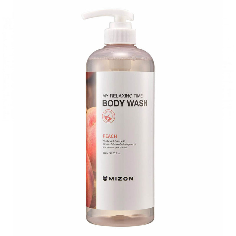 MIZON My Relaxing Time Body Wash - Peaches&Creme Shop Korean Skincare Malta