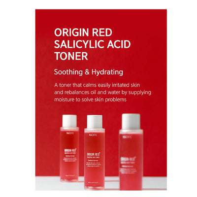 NACIFIC Origin Red Salicylic Acid Toner - Peaches&Creme Shop Korean Skincare Malta