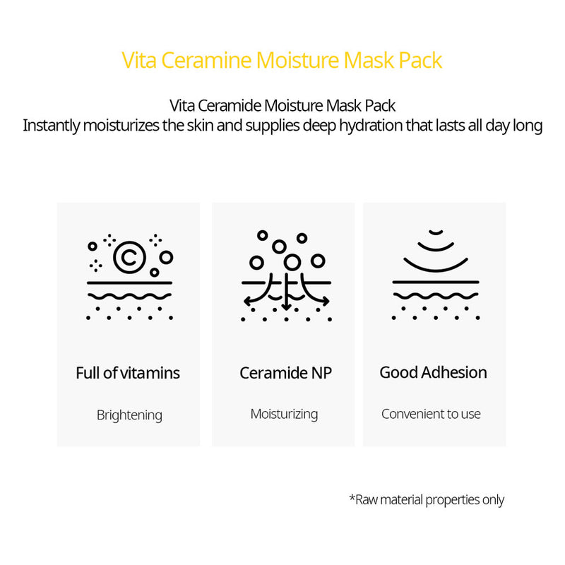 NACIFIC Vita Ceramide Moisture Mask Pack - Peaches&Creme Shop Korean Skincare Malta