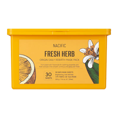 Nacific Fresh Herb Origin Daily Rebirth Mask Pack - Peaches&Creme Shop Korean Skincare Malta