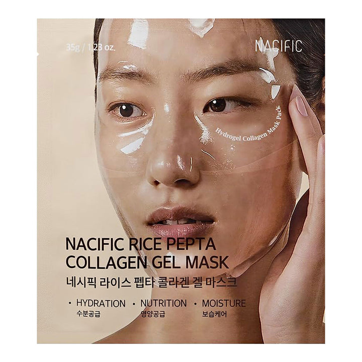 NACIFIC Rice Pepta Collagen Gel Mask - Peaches&Creme Shop Korean Skincare Malta