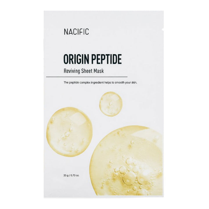 NACIFIC Origin Peptide Reviving Sheet Mask - Peaches&Creme Shop Korean Skincare Malta