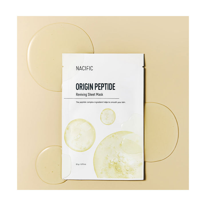 NACIFIC Origin Peptide Reviving Sheet Mask - Peaches&Creme Shop Korean Skincare Malta