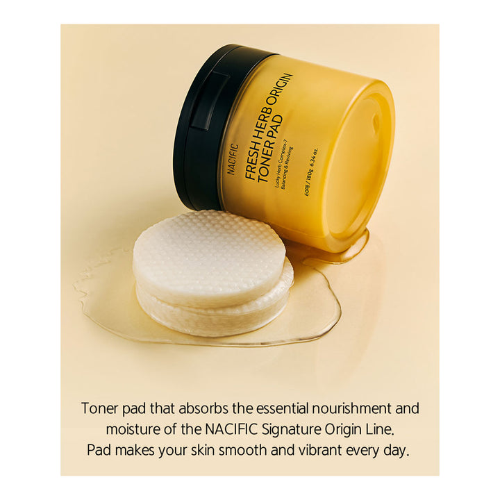 NACIFIC Fresh Herb Origin Toner Pad - Peaches&Creme Shop Korean Skincare Malta