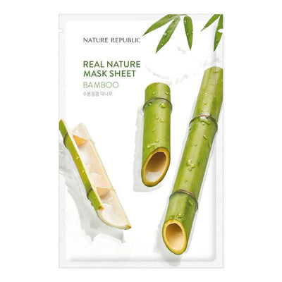 NATURE REPUBLIC Real Nature Mask Sheet - Peaches&Creme Shop Korean Skincare Malta