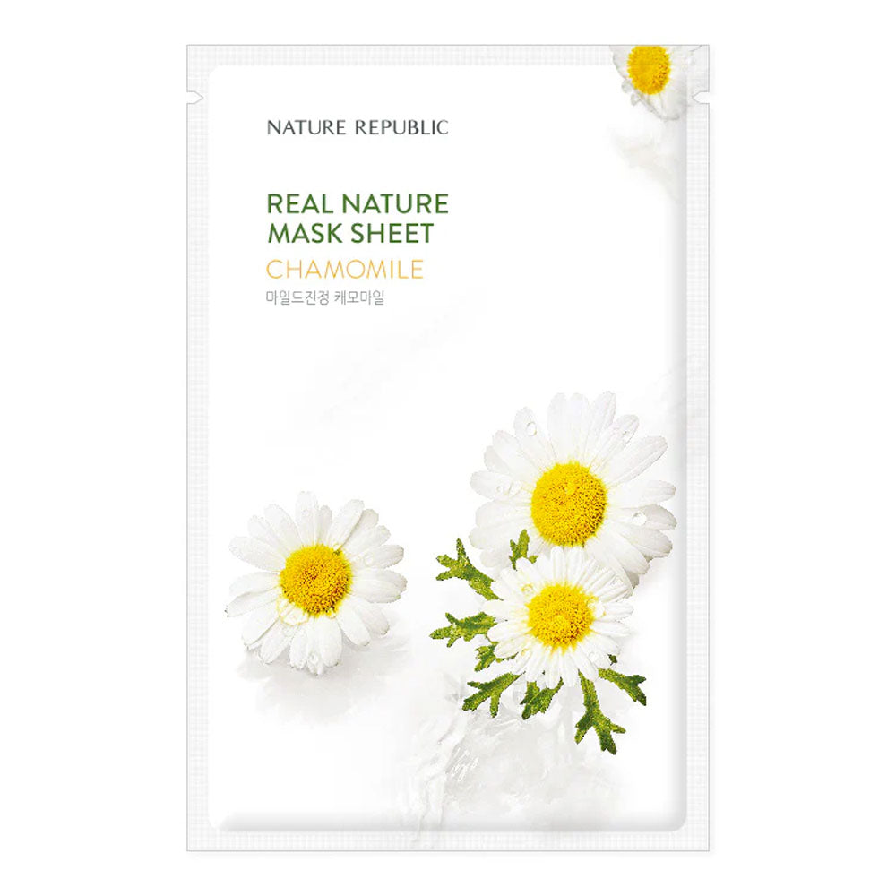 NATURE REPUBLIC Real Nature Mask Sheet - Peaches&Creme Shop Korean Skincare Malta