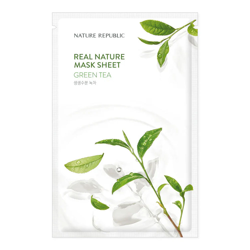 NATURE REPUBLIC Real Nature Mask Sheet - Peaches&Creme Shop Korean Skincare Malta