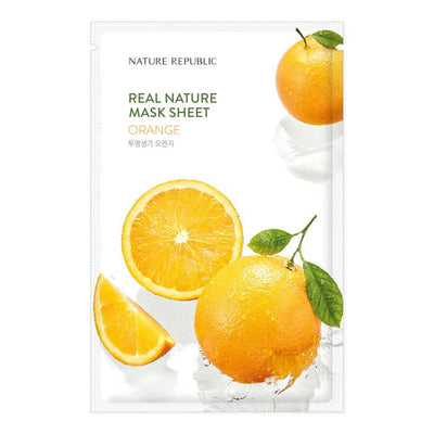 NATURE REPUBLIC Real Nature Mask Sheet - Peaches&Creme Shop Korean Skincare Malta