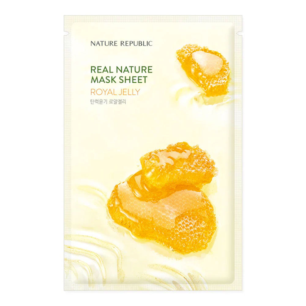 NATURE REPUBLIC Real Nature Mask Sheet - Peaches&Creme Shop Korean Skincare Malta
