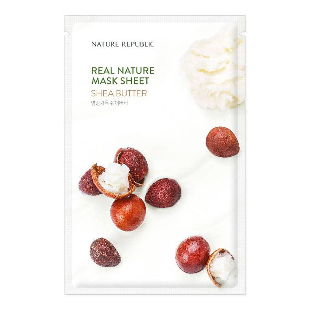 NATURE REPUBLIC Real Nature Mask Sheet - Peaches&Creme Shop Korean Skincare Malta