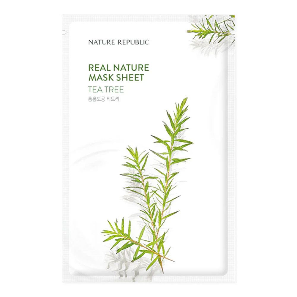NATURE REPUBLIC Real Nature Mask Sheet - Peaches&Creme Shop Korean Skincare Malta
