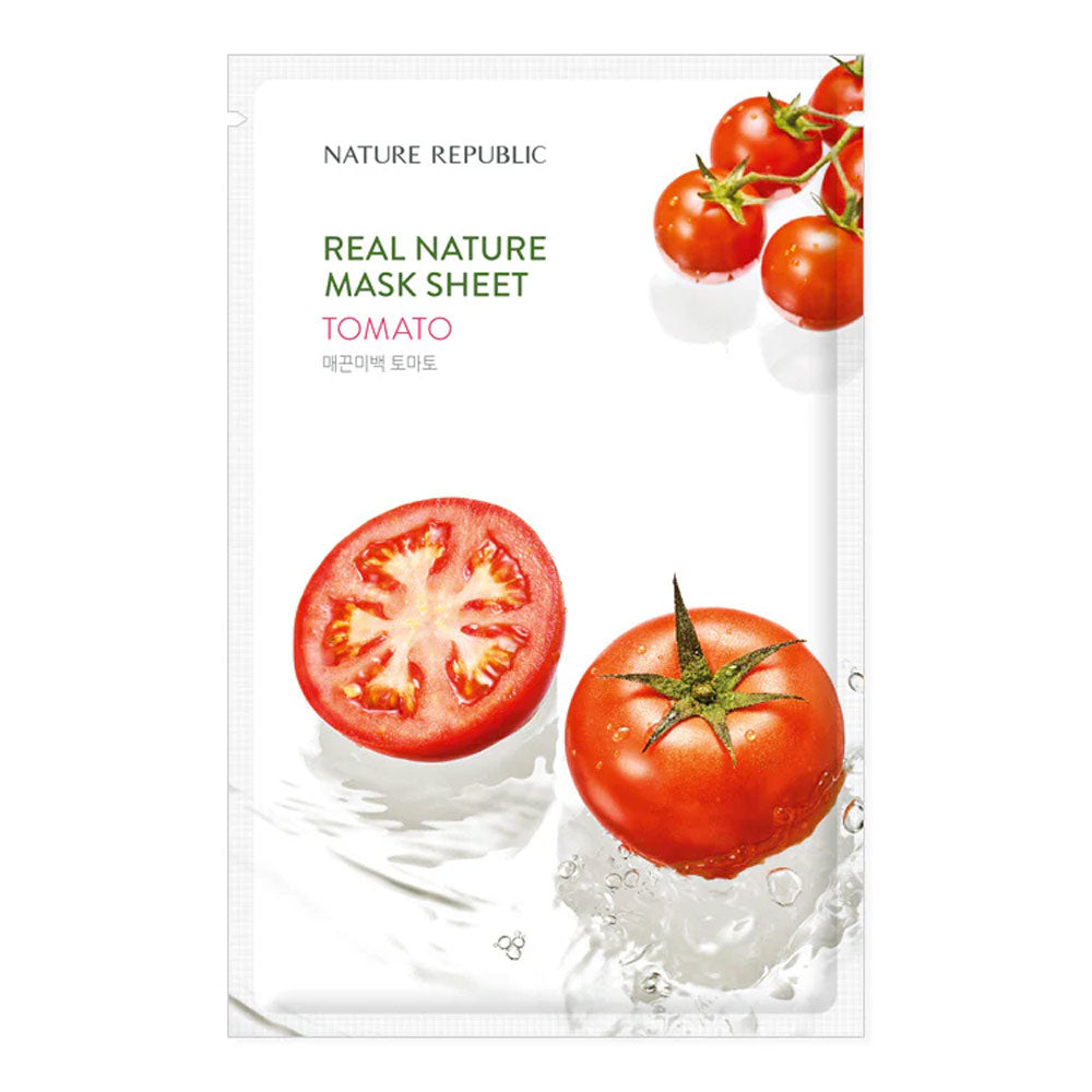 NATURE REPUBLIC Real Nature Mask Sheet - Peaches&Creme Shop Korean Skincare Malta