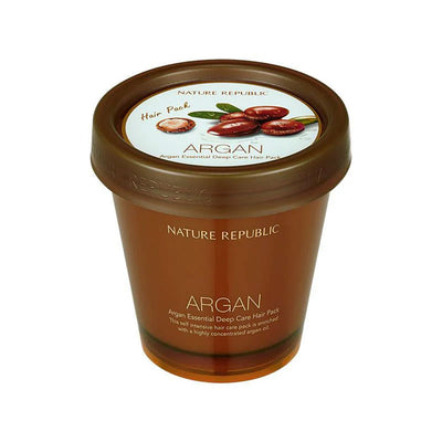 NATURE REPUBLIC Argan Essential Deep Care Hair Pack - Peaches&Creme Shop Korean Skincare Malta