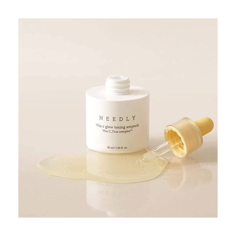 NEEDLY Vita C Glow Toning Ampoule - Peaches&Creme Shop Korean Skincare Malta