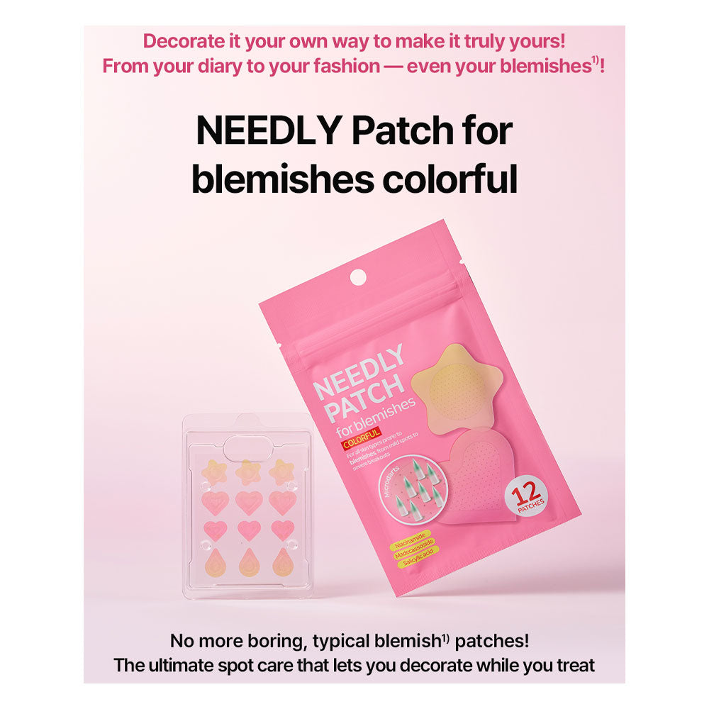 NEEDLY Patch for Blemishes Colorful - Peaches&Creme Shop Korean Skincare Malta