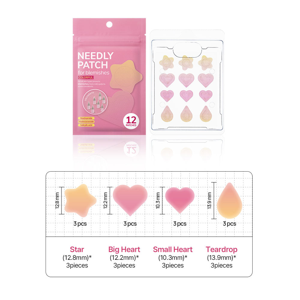 NEEDLY Patch for Blemishes Colorful - Peaches&Creme Shop Korean Skincare Malta