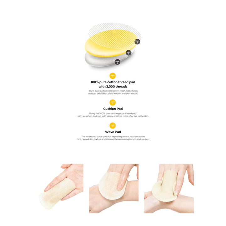 NEOGEN Dermalogy Lemon Bright PHA Gauze Peeling - Peaches&Creme Shop Korean Skincare Malta