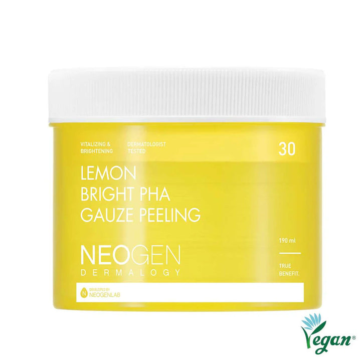 NEOGEN Dermalogy Lemon Bright PHA Gauze Peeling - Peaches&Creme Shop Korean Skincare Malta