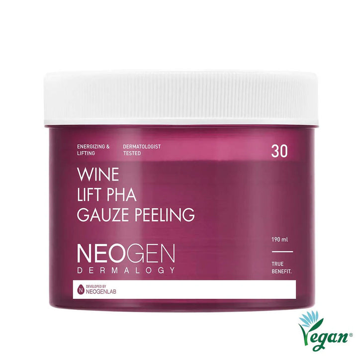 NEOGEN Dermalogy Wine Lift PHA Gauze Peeling - Peaches&Creme Shop Korean Skincare Malta