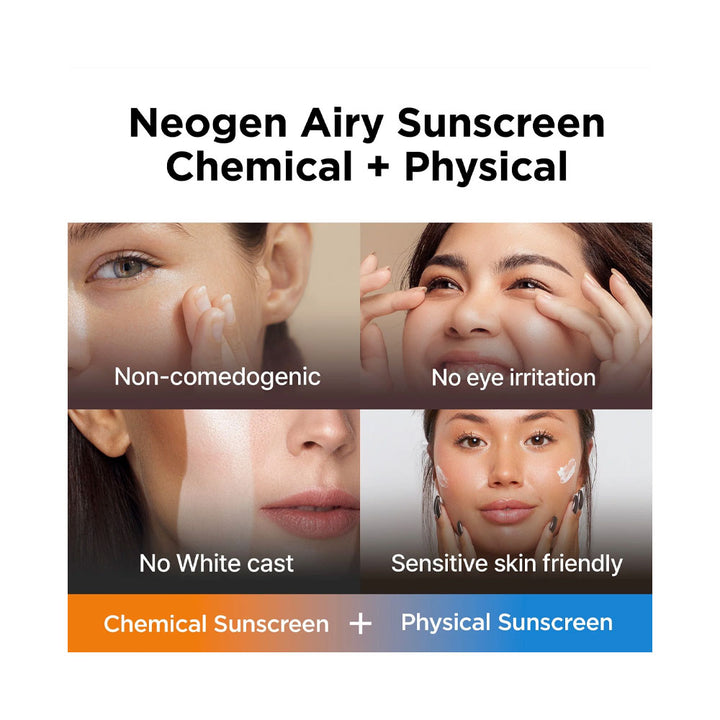 Neogen Dermalogy Day-Light Protection Airy Sunscreen SPF50 - Peaches&Creme Shop Korean Skincare Malta