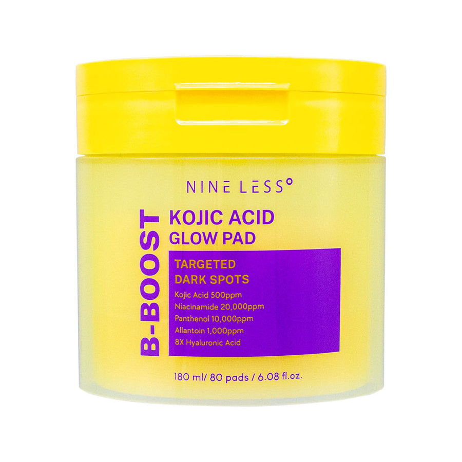 NINE LESS B-Boost Kojic Acid Glow Pad - Peaches&Creme Shop Korean Skincare Malta