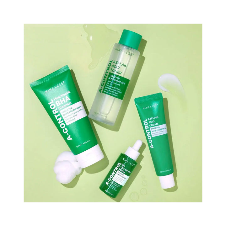 NINE LESS A-control 10% Azelaic Acid Serum - Peaches&Creme Shop Korean Skincare Malta