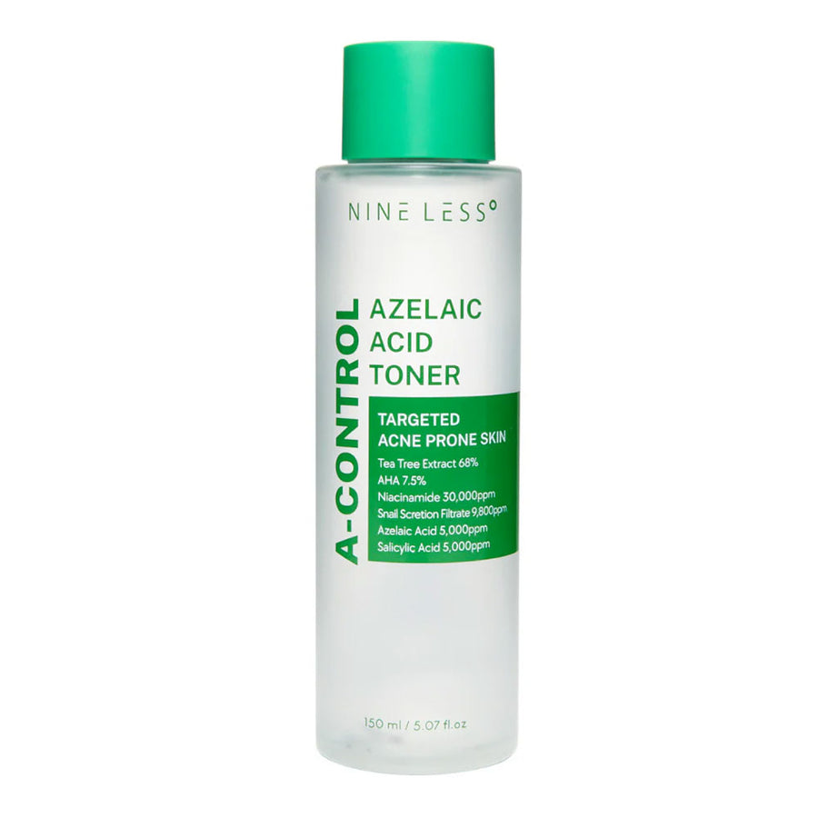 NINE LESS A-control Azelaic Acid Toner - Peaches&Creme Shop Korean Skincare Malta