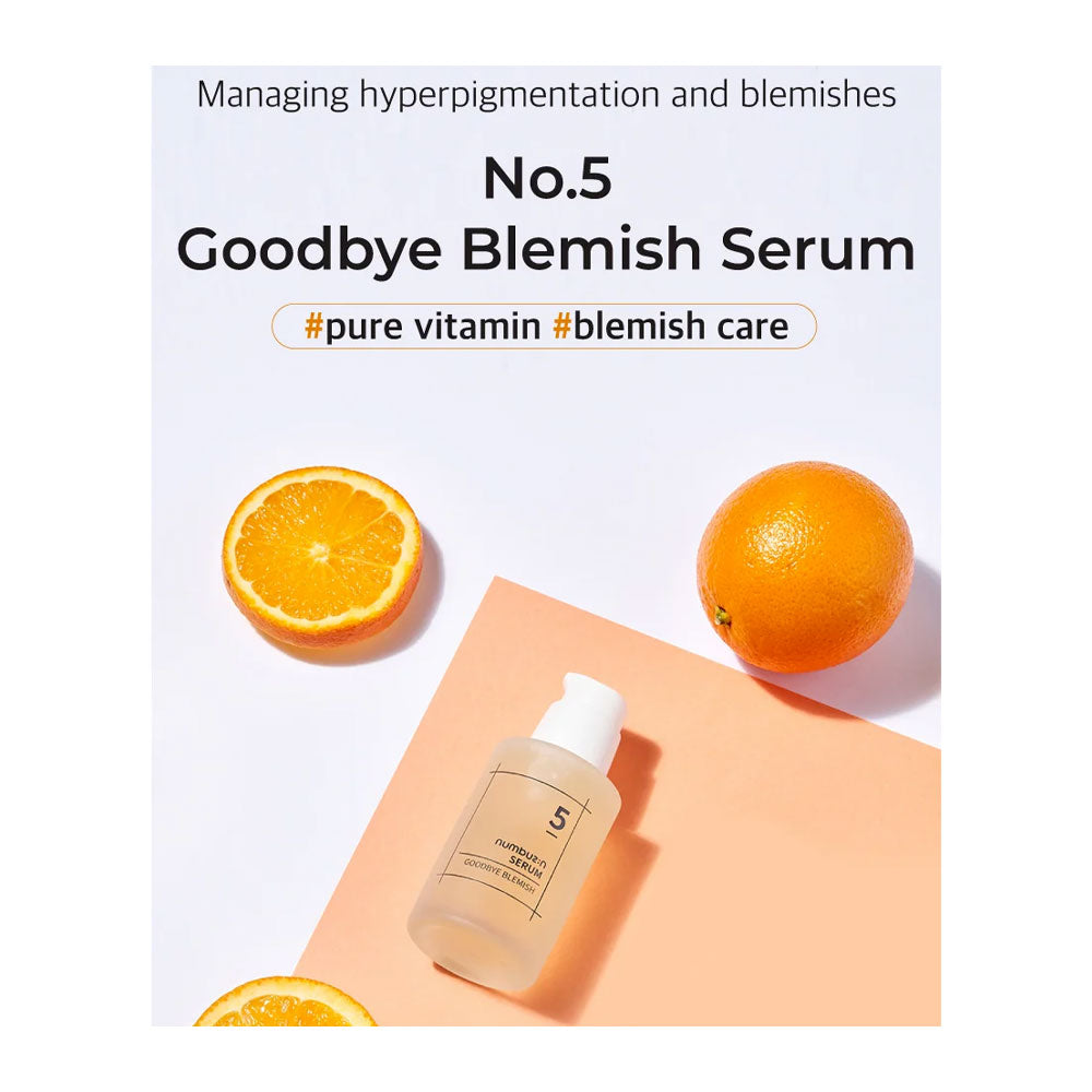NUMBUZIN No.5 Goodbye Blemish Serum - Peaches&Creme Shop Korean Skincare Malta
