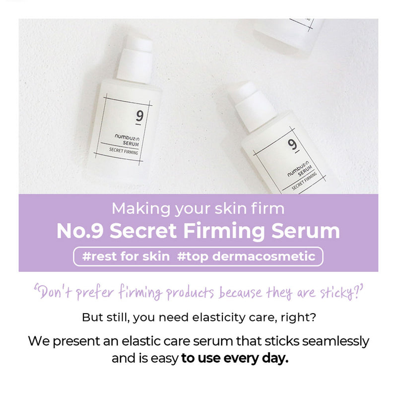 NUMBUZIN No.9 Secret Firming Serum - Peaches&Creme Shop Korean Skincare Malta