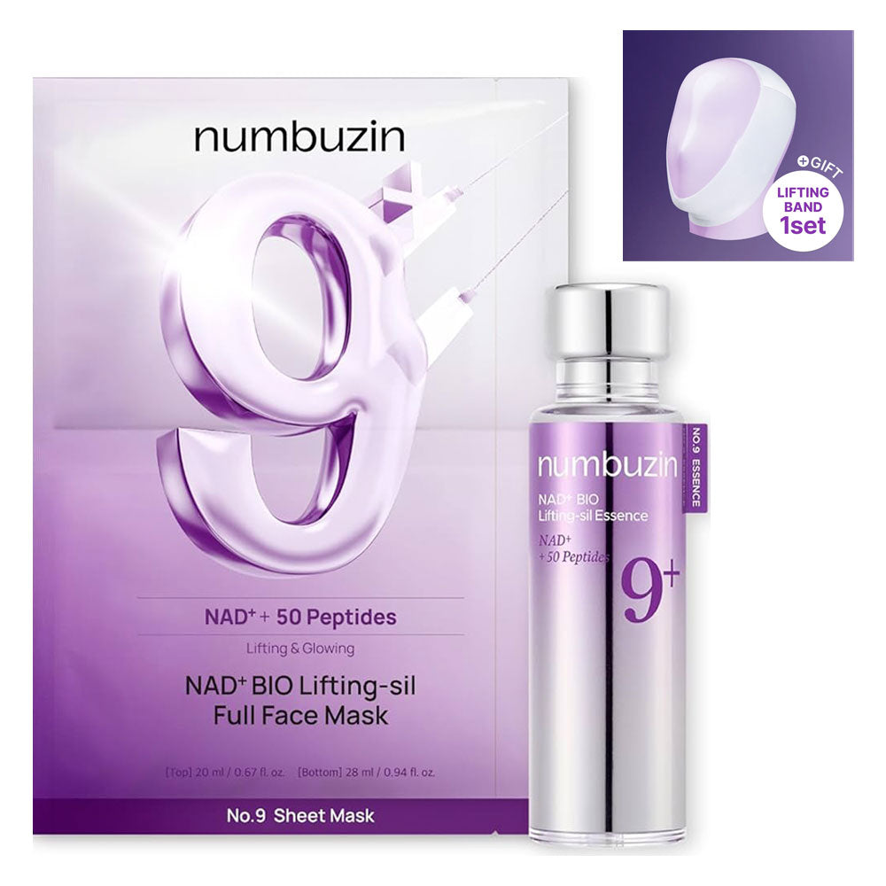 NUMBUZIN No.9 NAD+ BIO Lifting-sil Essence Set - Peaches&Creme Shop Korean Skincare Malta