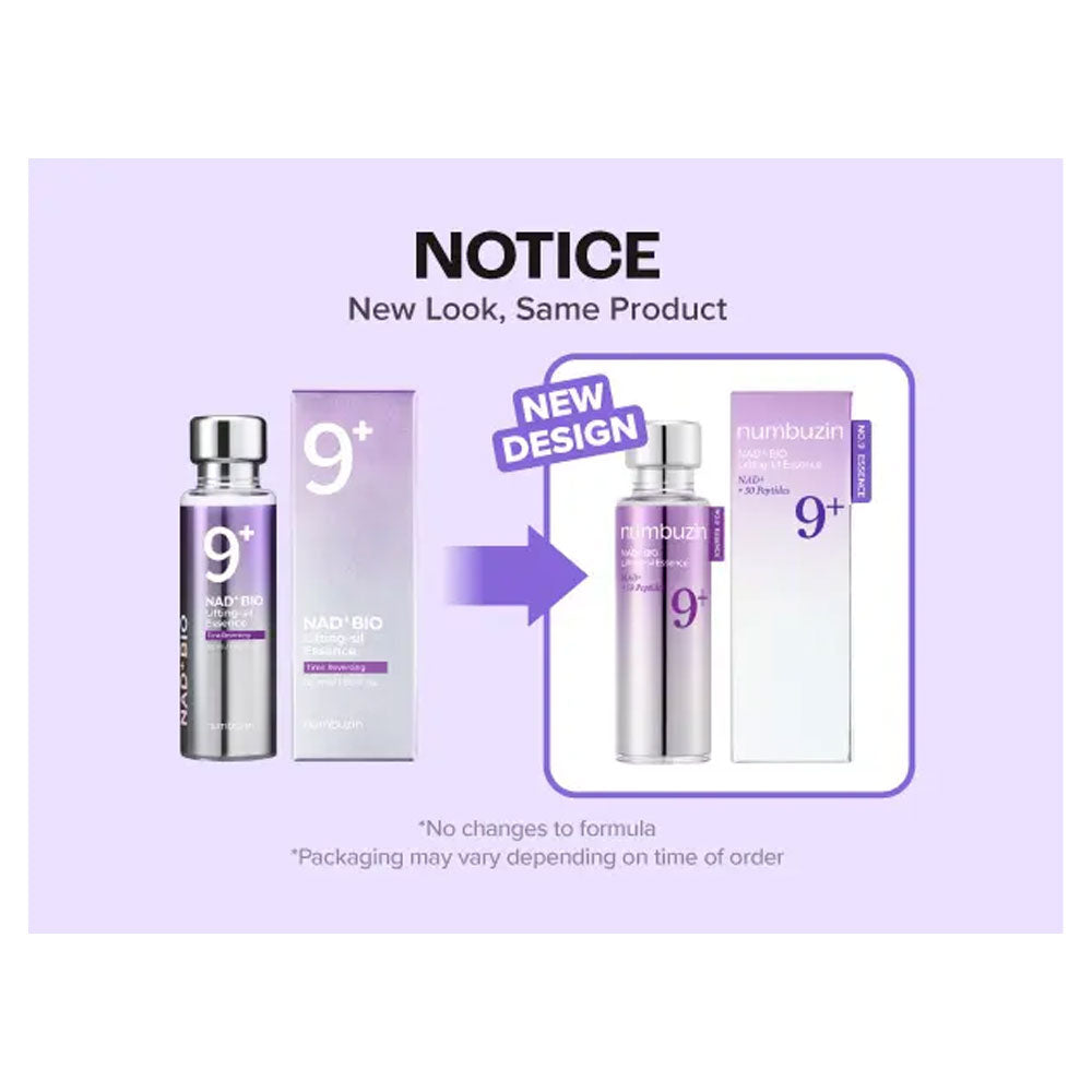 NUMBUZIN No.9 NAD+ BIO Lifting-sil Essence - Peaches&Creme Shop Korean Skincare Malta
