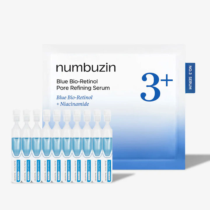 NUMBUZIN No.3 Blue Bio-Retinol Pore Refining Serum - Peaches&Creme Shop Korean Skincare Malta
