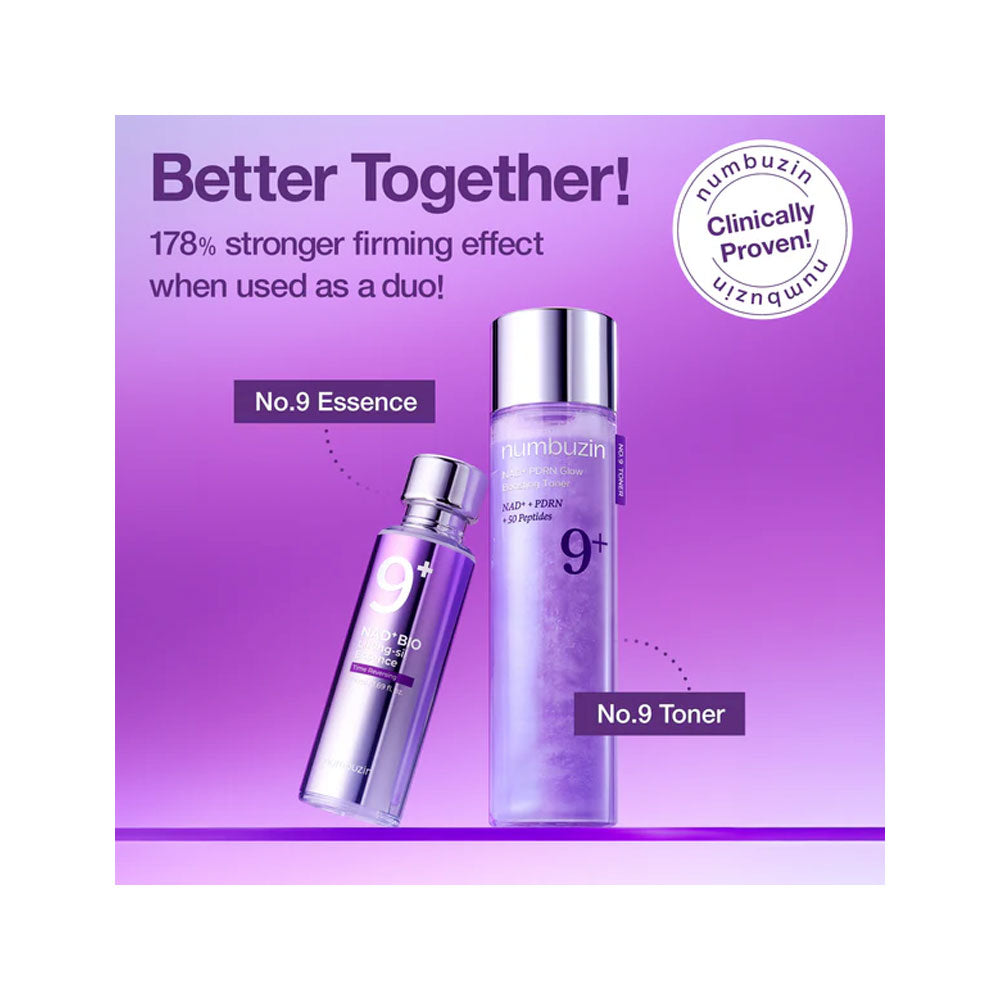 NUMBUZIN No.9 NAD+ PDRN Glow Boosting Toner - Peaches&Creme Shop Korean Skincare Malta