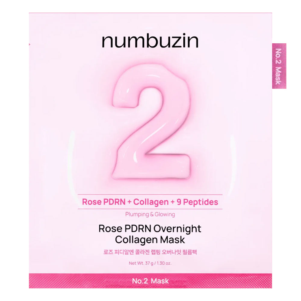 NUMBUZIN No.2 Rose PDRN Overnight Collagen Mask - Peaches&Creme Shop Korean Skincare Malta
