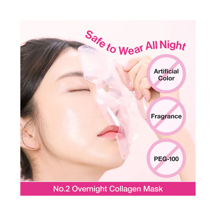 NUMBUZIN No.2 Rose PDRN Overnight Collagen Mask - Peaches&Creme Shop Korean Skincare Malta